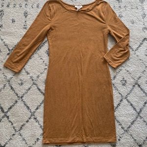 Forever 21 mustard golden yellow dress